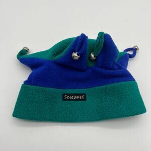 Screamer Seattle Fleece Bells Jester Winter Snowboarding Ski Hat OS